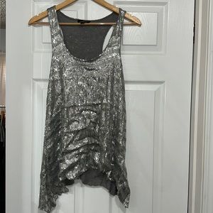 Bebe Sequin Top